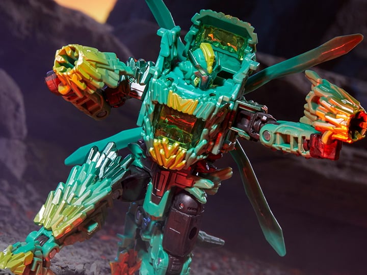 Hasbro Transformers: Legacy United Deluxe Infernac Universe Shard Plastic Action Figure - View 2