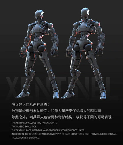 Sheik Mainland 3 Min Project Xentinel (Black Ver.) 1/18 Scale 4-Inch Plastic Model Kit - View 5
