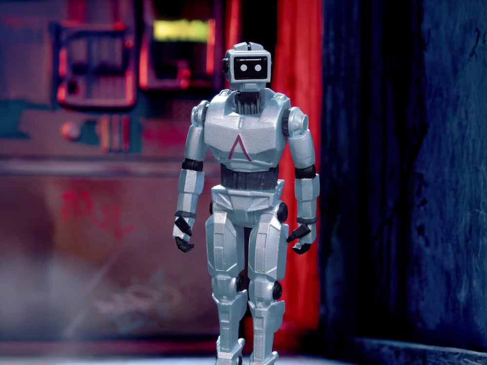 Super7 Logic ReAction ATM-301 (Blue) SDCC 2025 Exclusive Action Figure - View 2