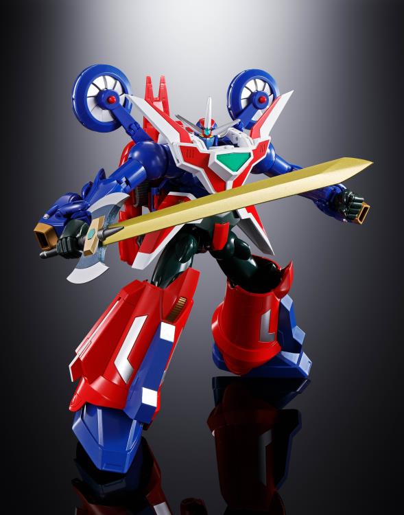 Bandai Tamashii Nations Getter Robot Go Soul of Chogokin GX-96X G Armriser Figure 8-Inch - View 8