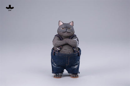 JxK.Studio Tough-Guy Cat (Ver. C) 4.5-Inch Resin Figure - View 4