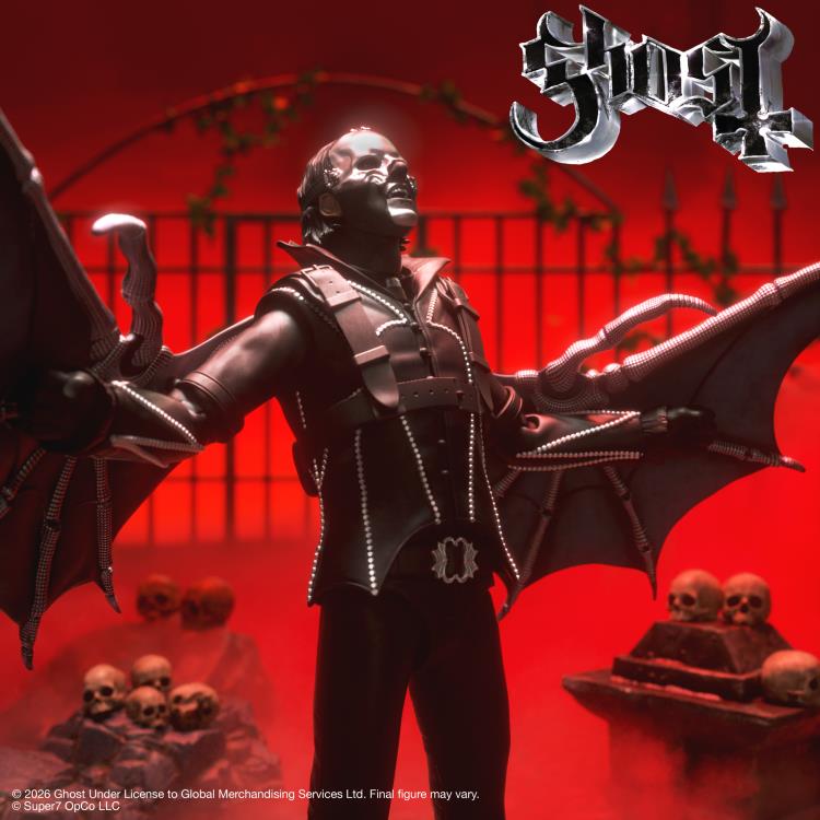 Super7 Ghost ULTIMATES! Papa V Perpetua (Bat Wings) Action Figure - View 5
