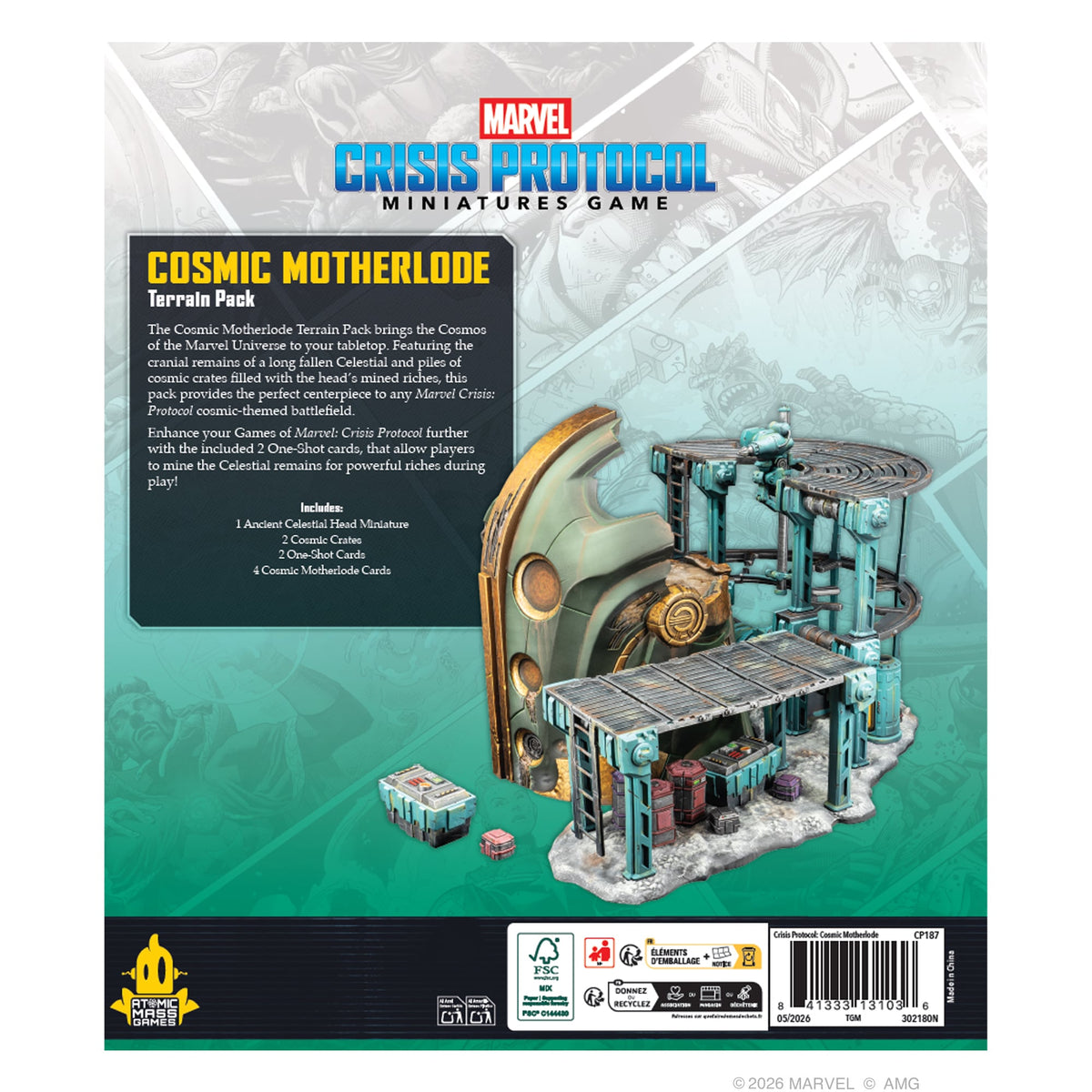 Atomic Mass Games Marvel: Crisis Protocol Cosmic Motherlode Terrain Pack - View 3