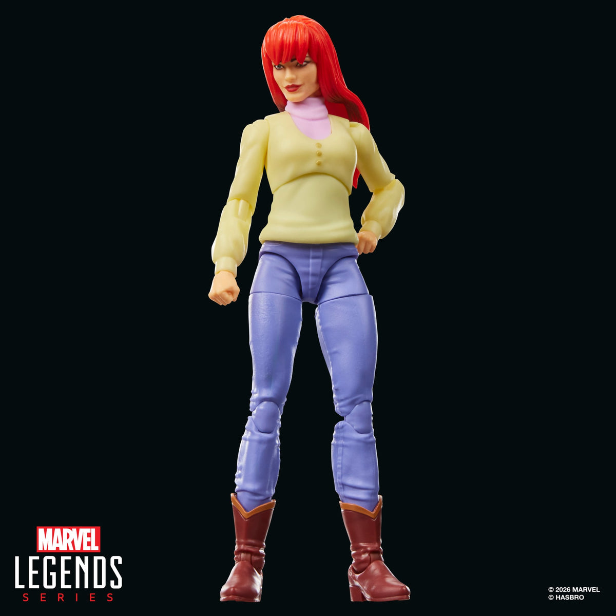 Hasbro Spider-Man: The Animated Series Marvel Legends Retro Collection Mary Jane Action Figure - View 4
