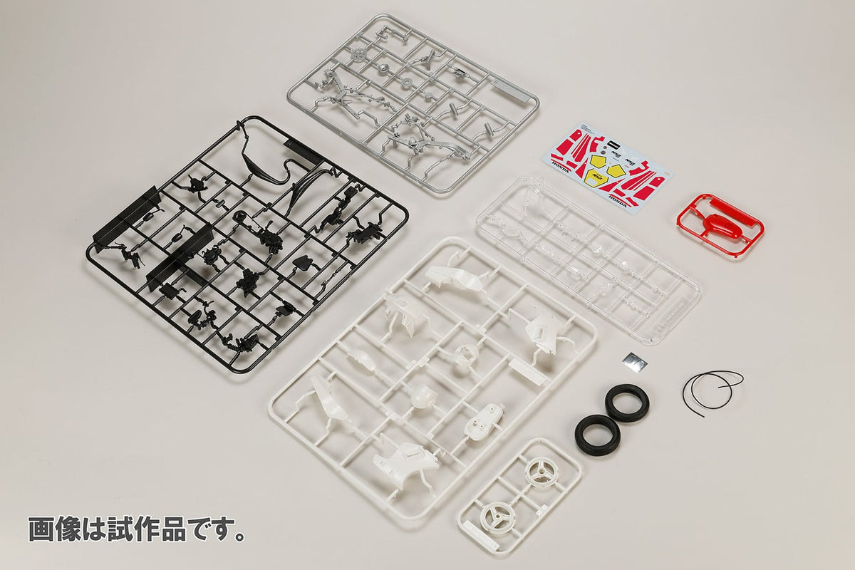 Hobby Japan Honda NSR50 '89 Ross White x Fighting Red 1/12 Scale Model Kit - View 9