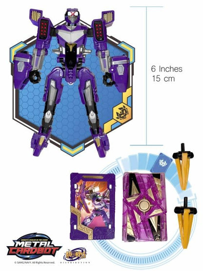 SAMG Metal Cardbot Stealth Class Shadow X 6-Inch Action Figure - View 7