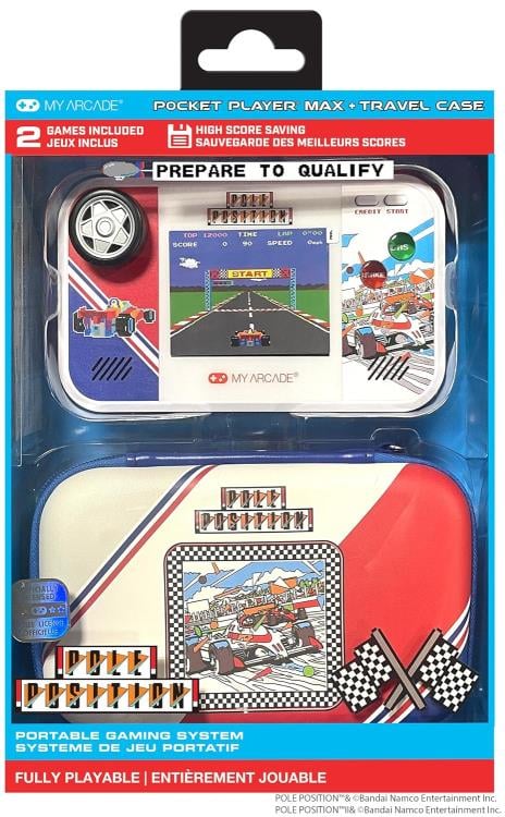 My Arcade Pole Position Pocket Player Max 2-Games-in-1 Handheld, 6.75-Inch - View 5
