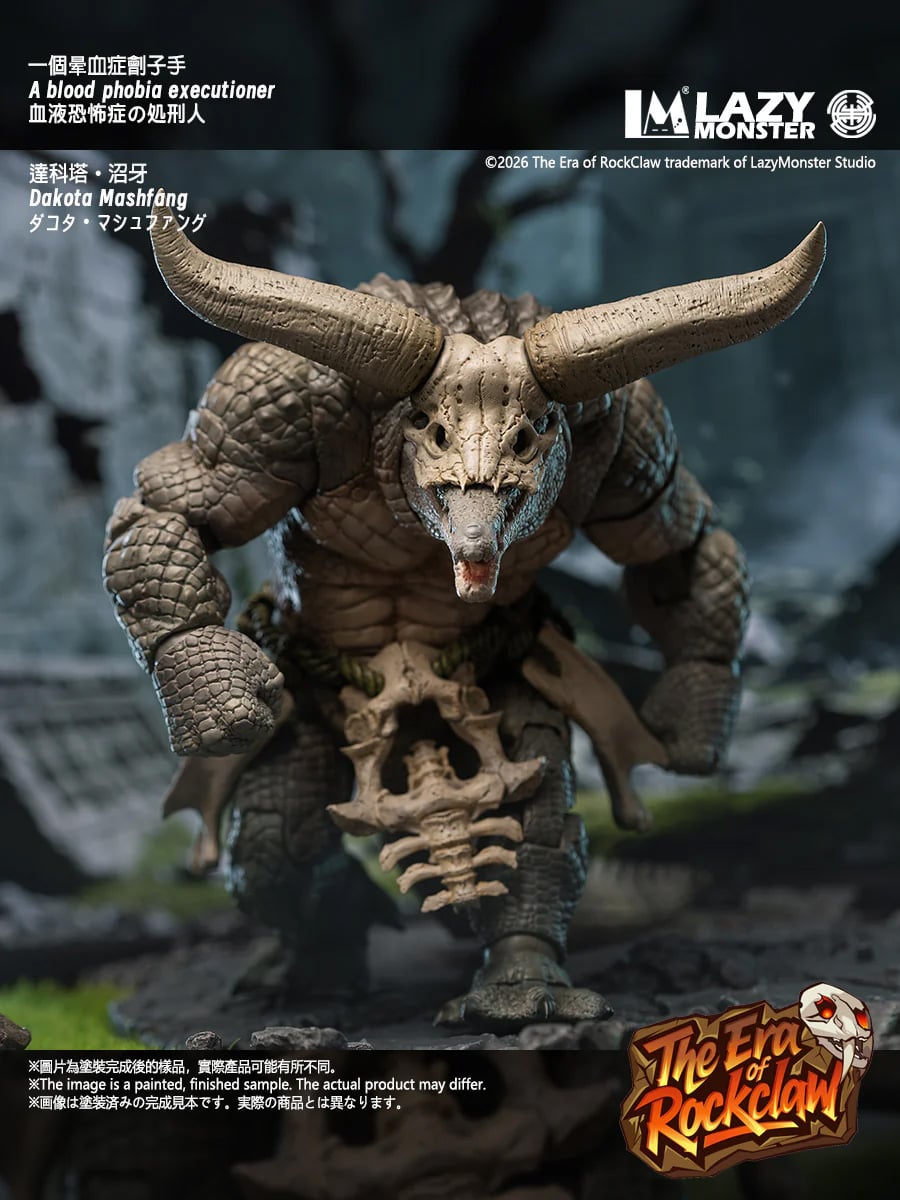 Lazy Monster Studio The Era of Rockclaw C03 Dakota Mashfang 8.66-Inch Action Figure - View 8