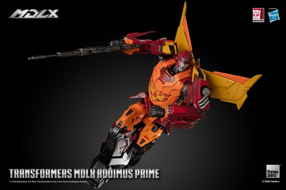 threezero Transformers MDLX Articulated Figures Series Rodimus Prime 7.1-Inch Action Figure - View 13
