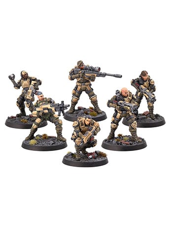 Modiphius Entertainment XCOM: The Miniatures Game Operatives 1 Plastic Miniatures Set