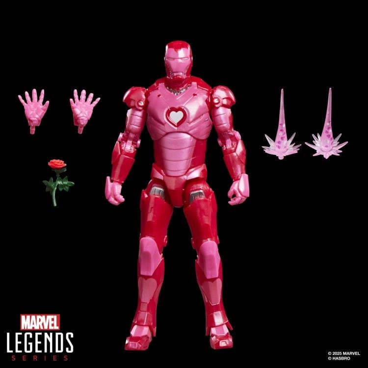 Hasbro Marvel Legends I Love You 3000 Iron Man (Pink) Action Figure - View 8