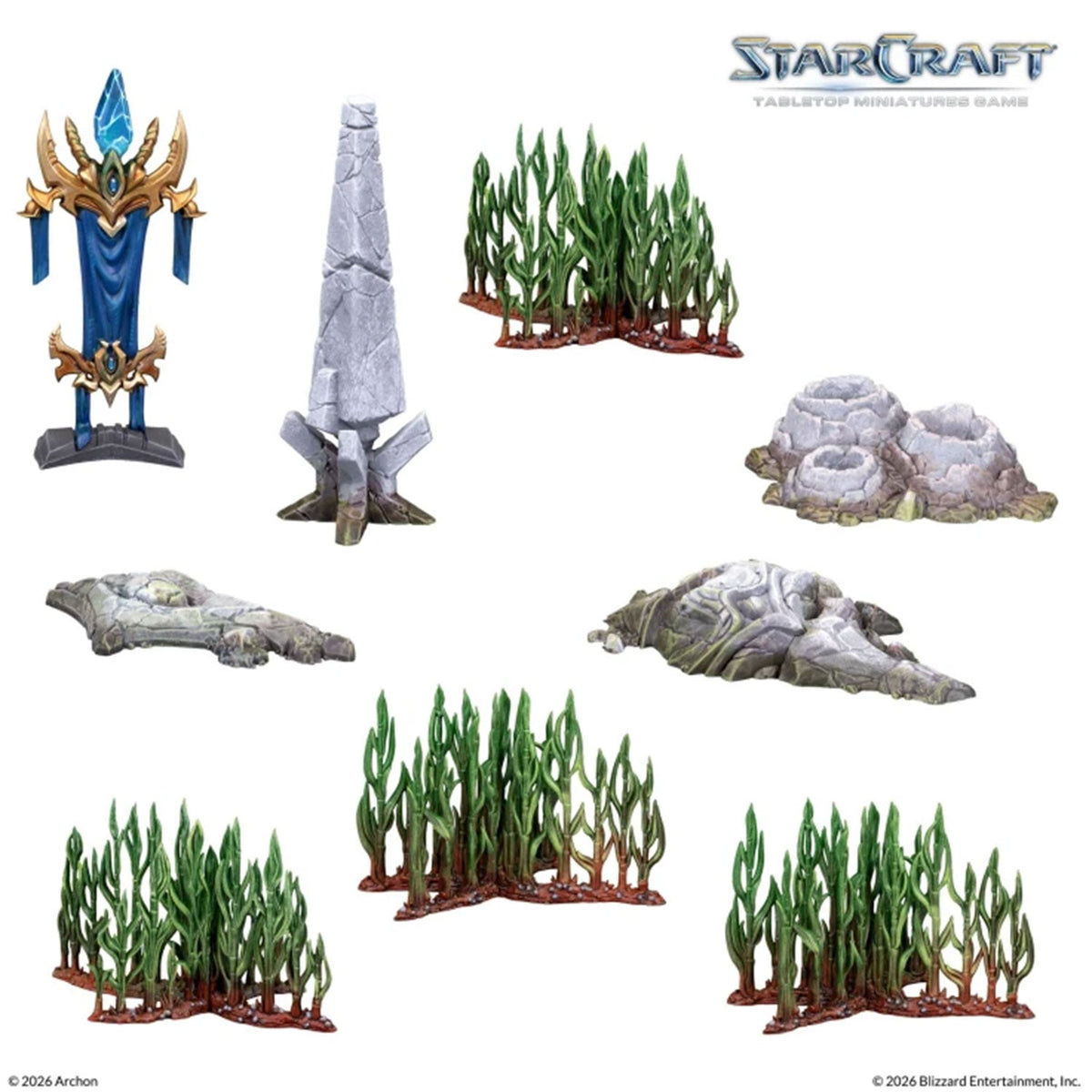Archon Studios StarCraft The Miniatures Game Terrain Lost Temple Expansion Set - View 4