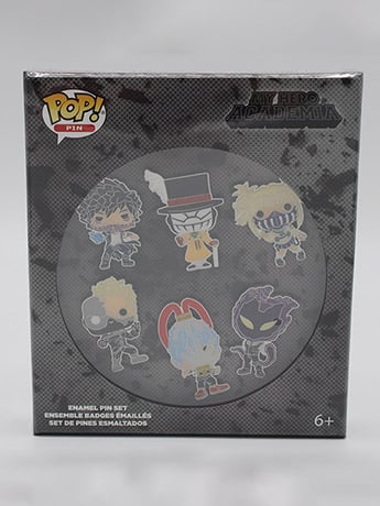 Funko Pop! Pins My Hero Academia Villains Set of 6 Metal Pins, 1.5-Inch