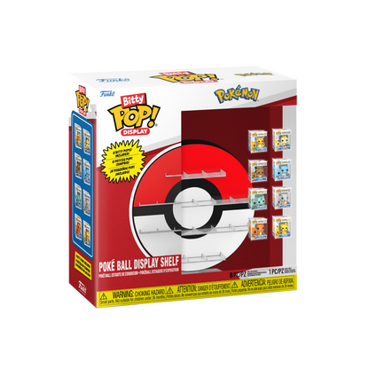 Funko Pokemon Bitty Pop! Poke Ball Display Shelf with Dragonite, Meowth and Eevee Figures - View 19