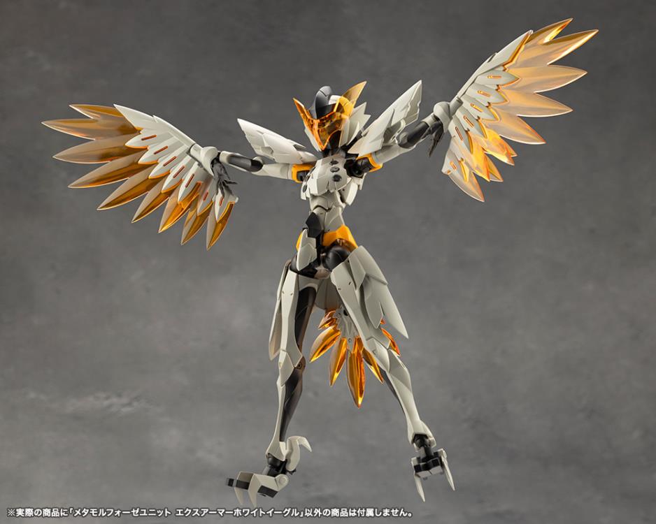 Kotobukiya Megalomaria Unlimited Universe Metamorphose Unit Exarmor White Eagle Collectible - View 7