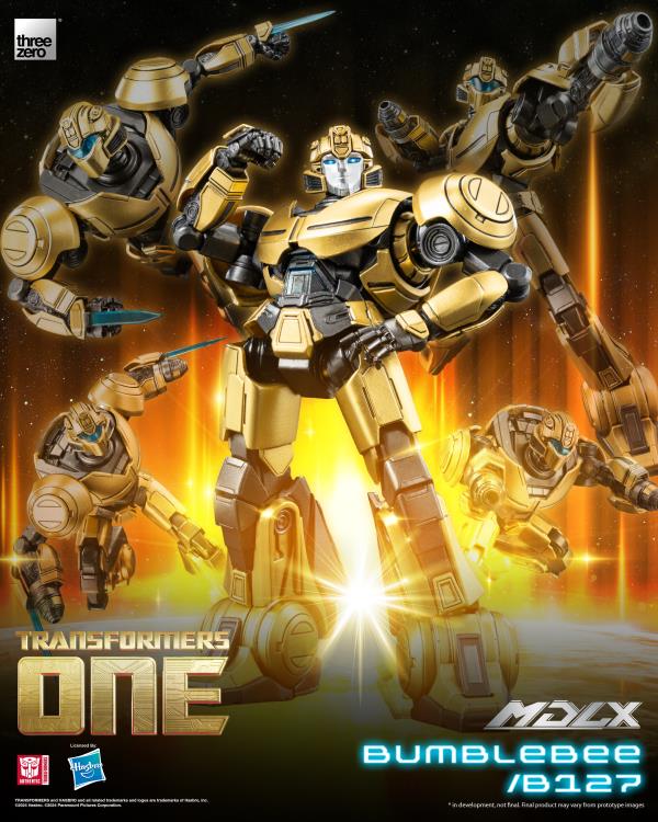 threezero Transformers: One MDLX Articulated Figure Series Bumblebee/B127 5-Inch Action Figure - View 22