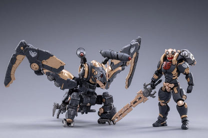 JoyToy Battle for the Stars Saluk Flame Dragon Cavalry Shadow 1/18 Scale Set - View 6