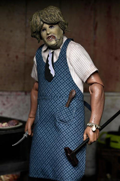 NECA The Texas Chainsaw Massacre Leatherface with Old Lady Mask 8-Inch Clothed Action Figure - View 6