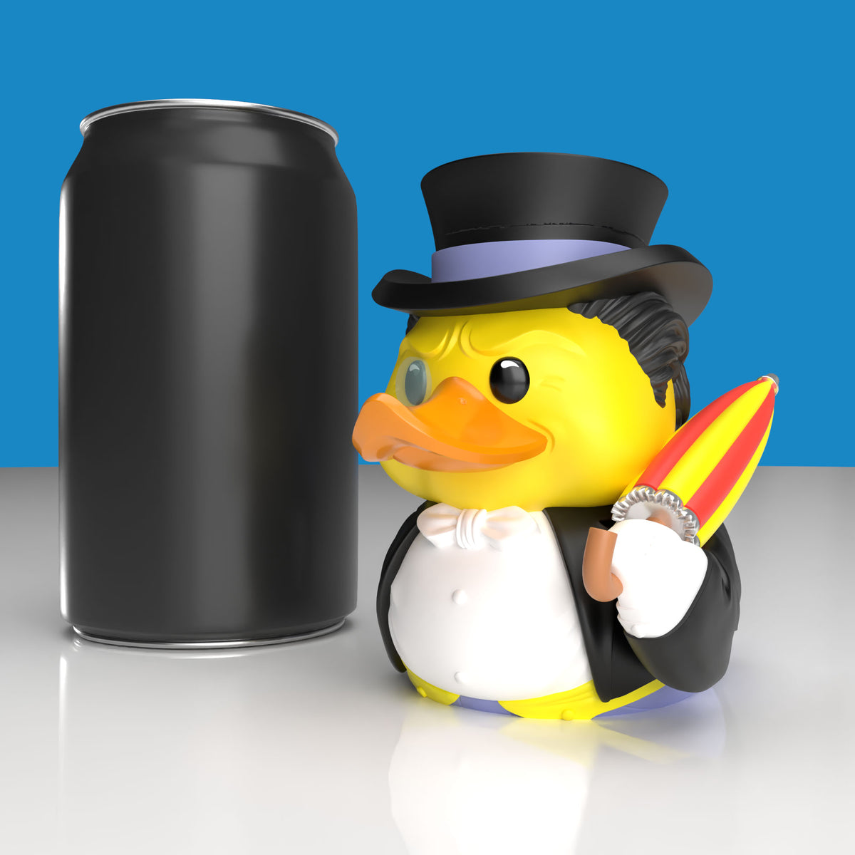 Numskull TUBBZ DC Comics Penguin Cosplaying Duck Figure (Boxed Edition) - View 8