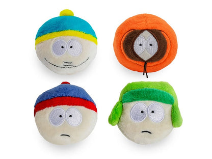 Kidrobot South Park Plush Pin Four-Pack with Cartman, Kyle, Stan and Kenny - View 2