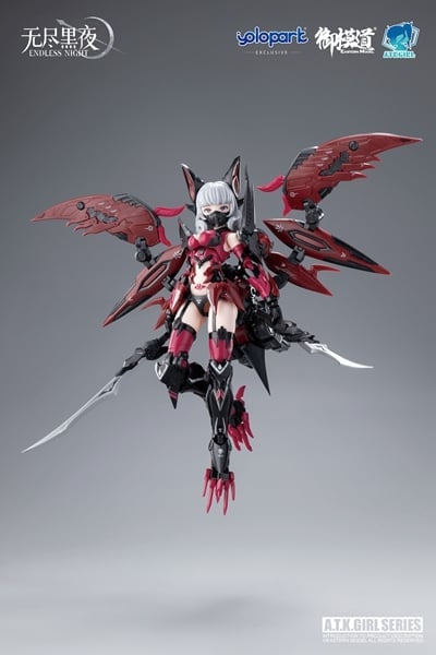Eastern Model A.T.K. Girl Endless Night Vampire Camilla 1/12 Scale Model Kit, 6.69-Inch - View 9