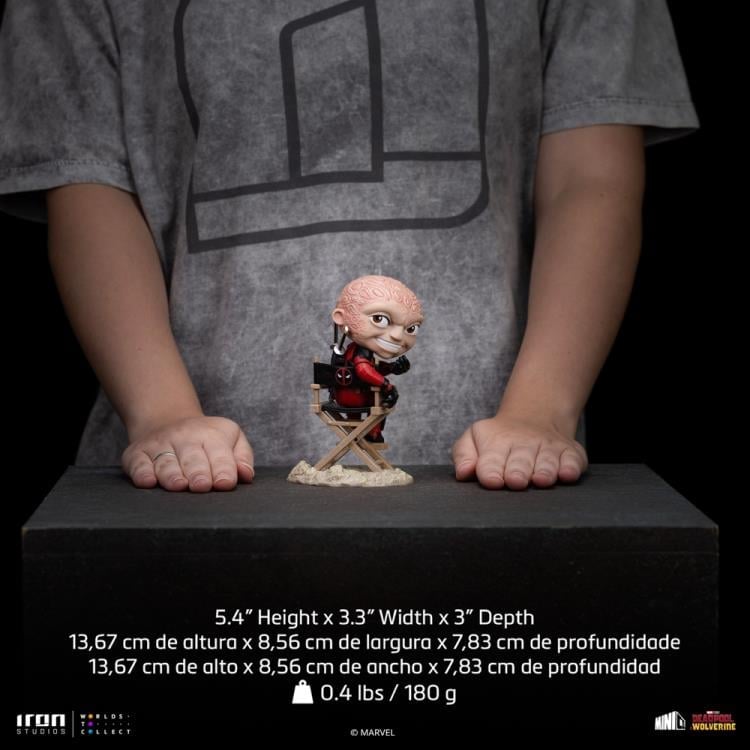 Iron Studios Marvel Deadpool & Wolverine MiniCo Deadpool (Unmasked) 5.5-Inch Figure - View 11