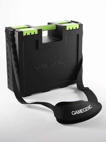 Gamegenic Game Castle (Black/Green) Storage Box for Board Games