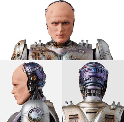 Medicom Toy MAFEX No.192 RoboCop (1987) Murphy Head Damaged Ver. Action Figure, 6.3-Inch - View 15