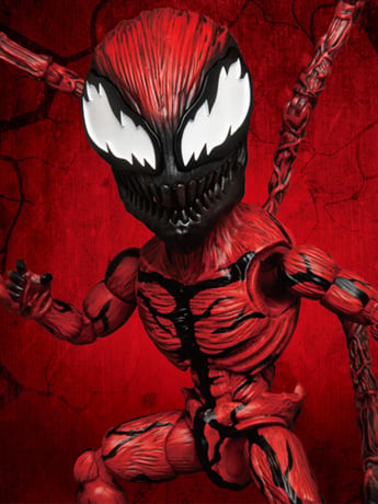 Beast Kingdom Marvel Comics Egg Attack Action EAA-143 Carnage Figure, 6-Inch