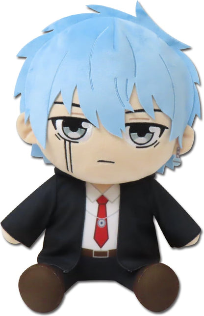 Great Eastern Entertainment Mashle: Magic and Muscles Lance Crown Sitting in School Uniform 12-Inch Plush - View 3