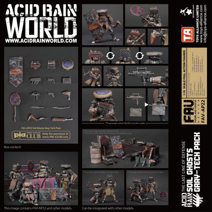 Toys Alliance Acid Rain FAV-AP22 Soil Ghosts Gray-Tech Accessory Pack - View 15
