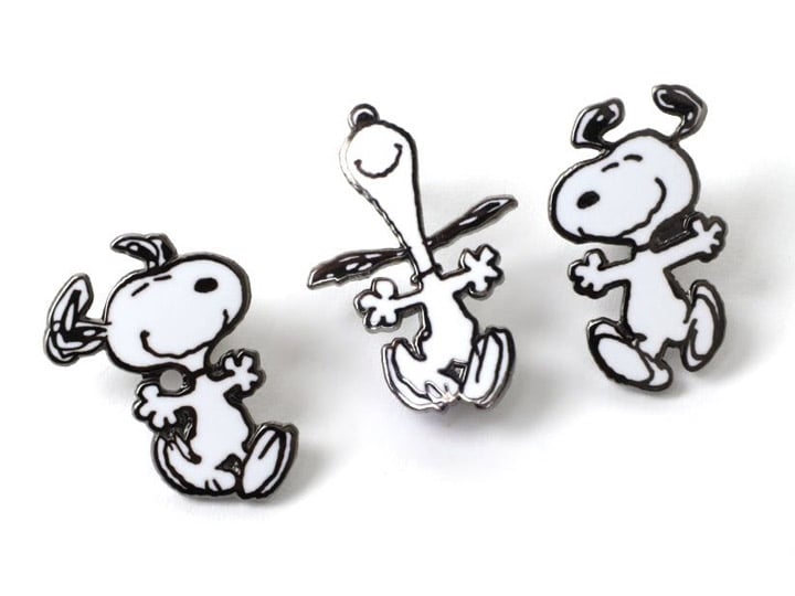 PINTRILL Collectibles Peanuts Dancing Snoopy Pin Set (1-Inch) - View 2