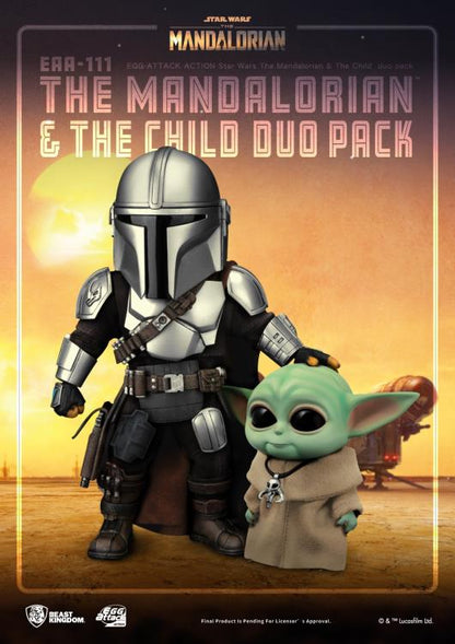 Beast Kingdom Egg Attack Action EAA-111 Star Wars The Mandalorian & The Child Duo Pack - View 4