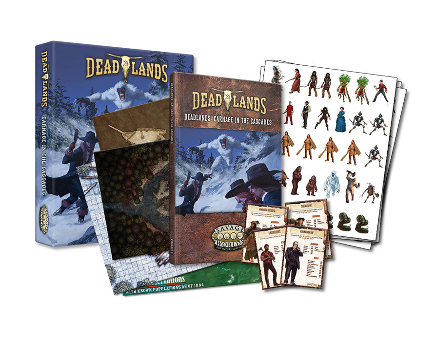 Studio 2 Publishing Deadlands: The Weird West: Carnage in the Cascades Boxed Set - View 3