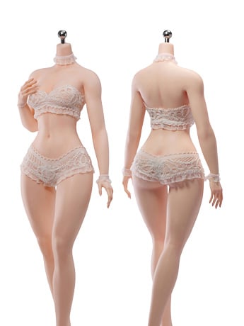 TBLeague Female Body (Pale Medium Bust) 1/6 Scale Action Figure (TB-DF01 Without Head Sculpt)