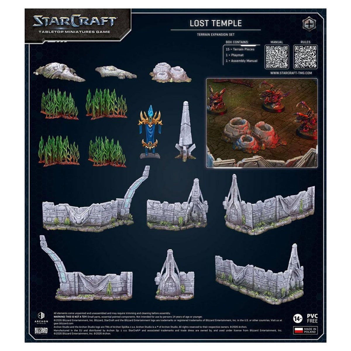 Archon Studios StarCraft The Miniatures Game Terrain Lost Temple Expansion Set - View 3