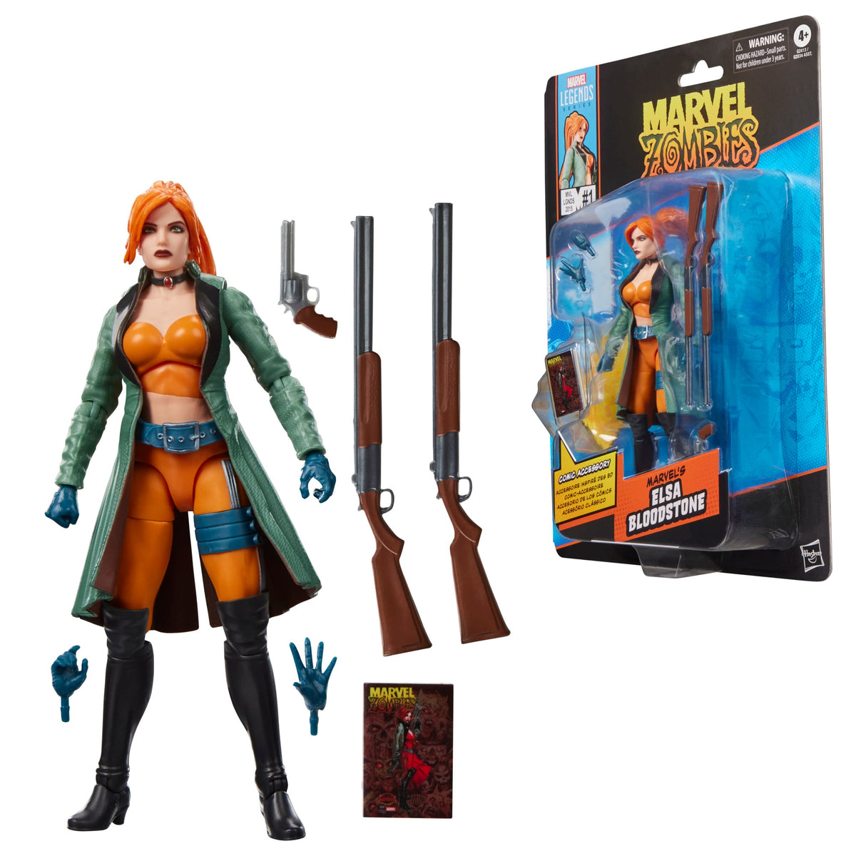 Hasbro Marvel Zombies #1 Marvel Legends Marvel's Elsa Bloodstone Action Figure - View 9