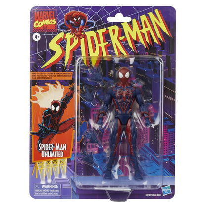 Hasbro Spider-Man Marvel Legends Retro Collection Spider-Man Unlimited Plastic Action Figure - View 11