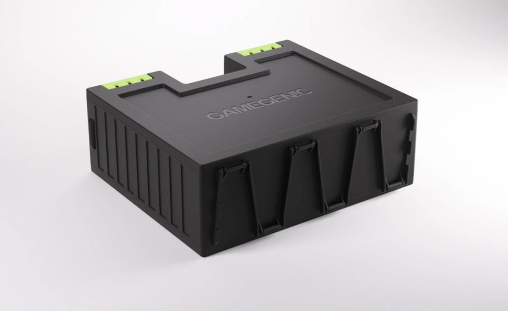 Gamegenic Game Castle (Black/Green) Storage Box for Board Games - View 9