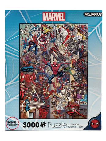 Aquarius Entertainment Marvel Comics Spider-Man Heroes 3000-Piece Jigsaw Puzzle