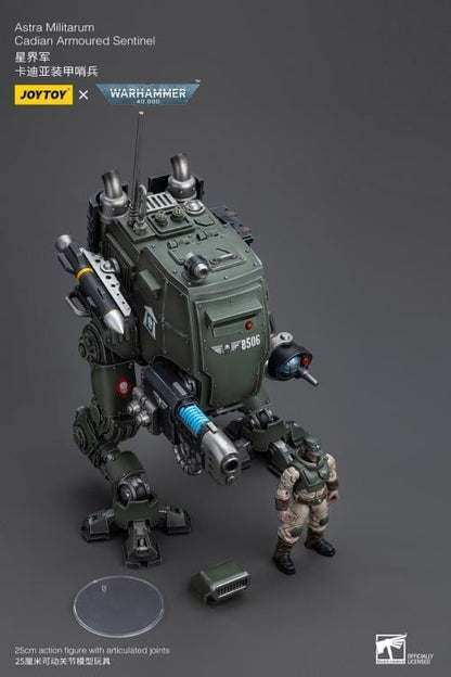 JoyToy Warhammer 40K Astra Militarum Cadian Armoured Sentinel 1/18 Scale Plastic Action Figure - View 26