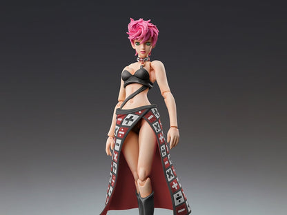 Medicos JoJo's Bizarre Adventure: Golden Wind Super Action Statue Trish Una (Black Ver.) 5.9-Inch Action Figure - View 2