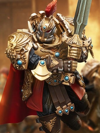 JoyToy Warhammer 40K Adeptus Custodes Blade Champion 1/18 Scale Plastic Action Figure