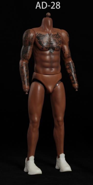 AD Body Male 1/6 Scale Plastic Seamless Body (AD-28) - View 3