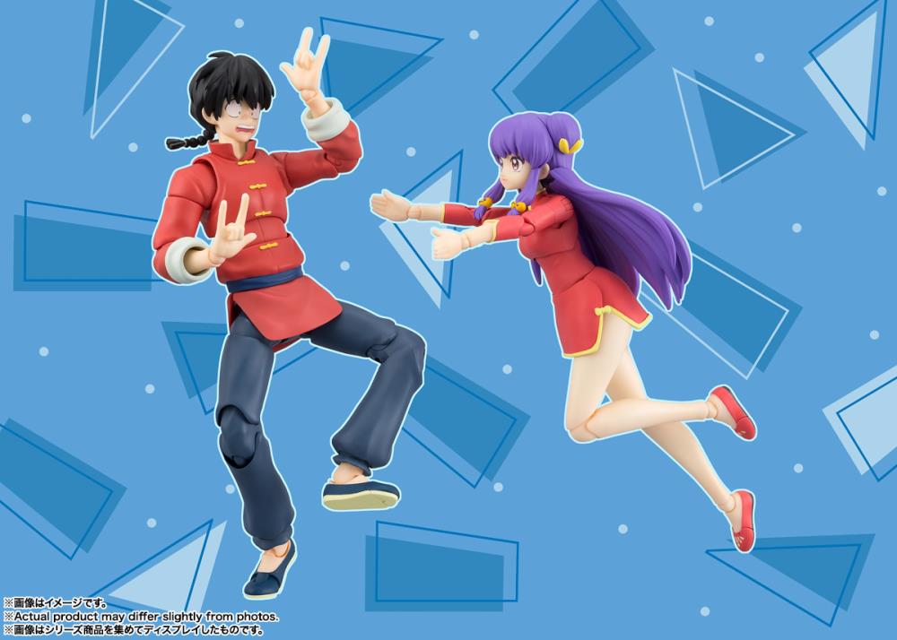 Bandai S.H.Figuarts Ranma 1/2 Shampoo Action Figure, 5.11-Inch ABS and PVC - View 10