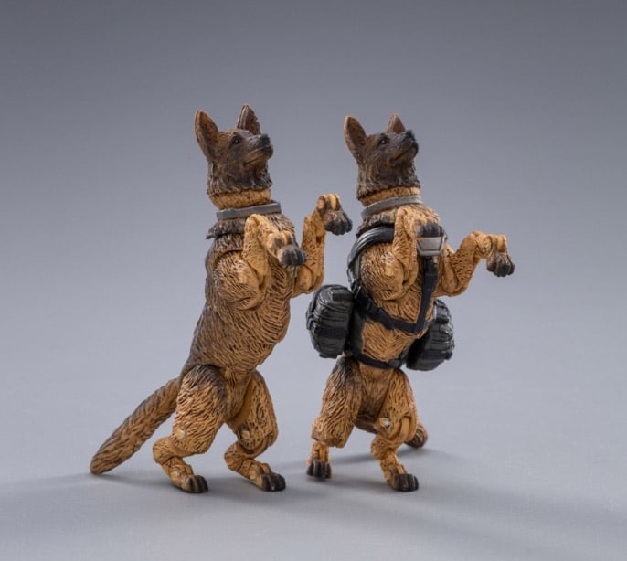 JoyToy Military Dog 1/18 Scale Plastic Animal Figure - View 3