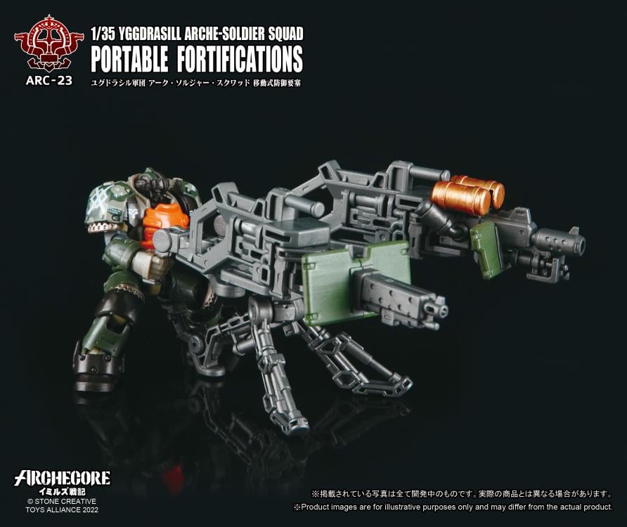 Toys Alliance Archecore ARC-23 Yggdrasill Arche-Soldier Squad Portable Fortifications Set - View 9