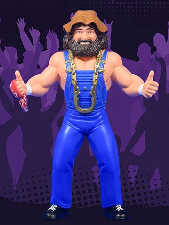 Major Big Rubber Guys Hillbilly Jim 8-Inch Wrestling Figure