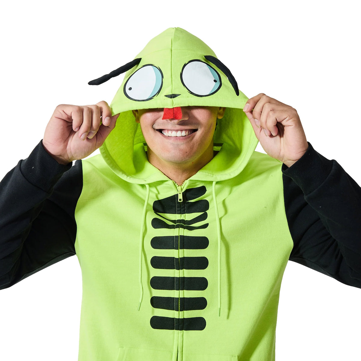 Bioworld Invader Zim Gir Cosplay Hoodie Apparel for Fans - View 6