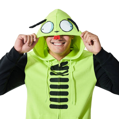 Bioworld Invader Zim Gir Cosplay Hoodie Apparel for Fans - View 6